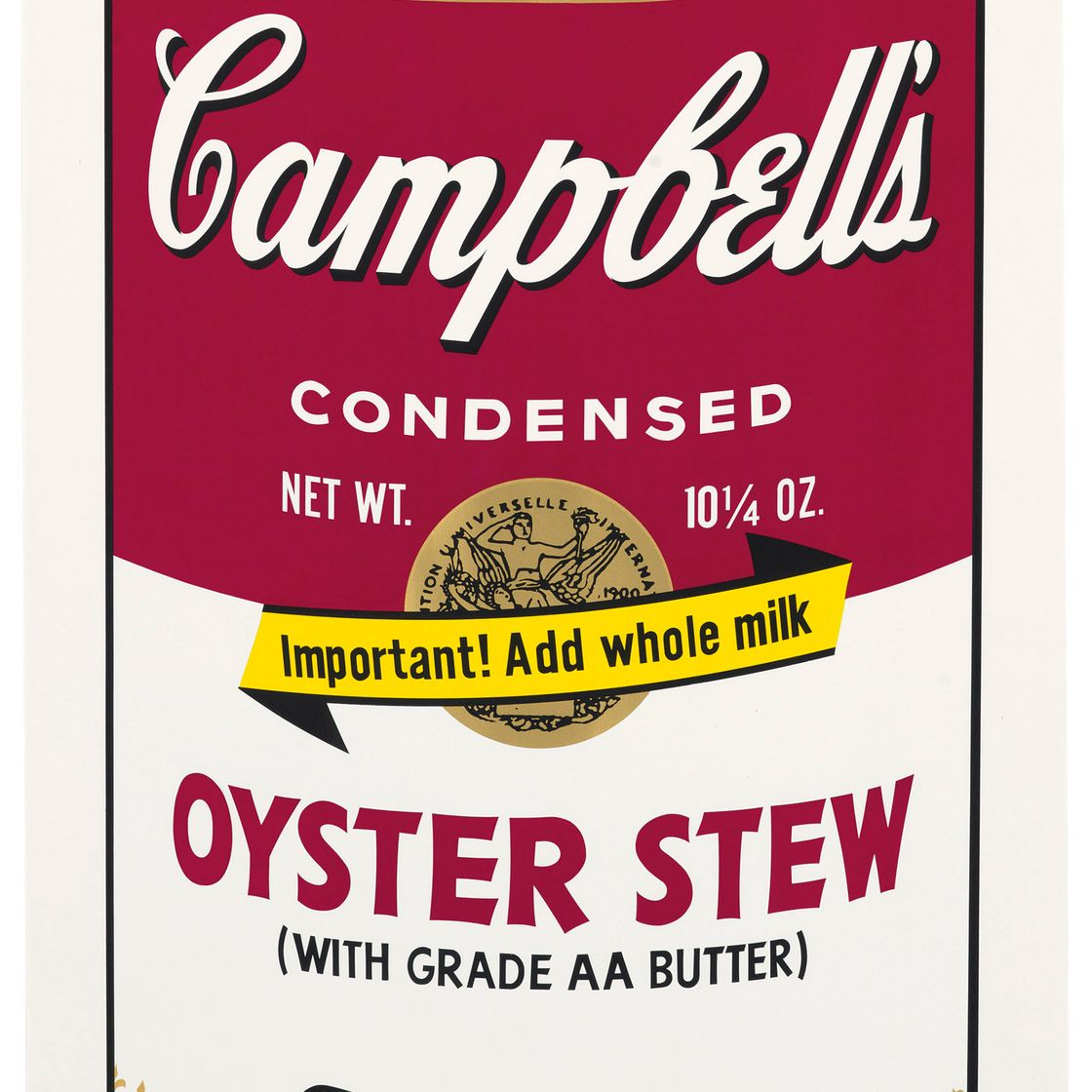 Andy Warhol — Рагу из устриц от Campbell's Soup II