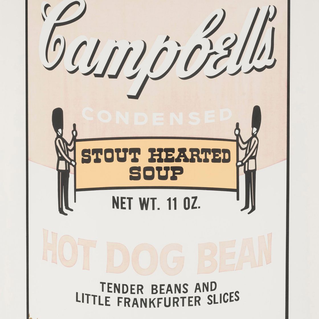 Andy Warhol — Хот-дог с фасолью от Campbell's Soup II
