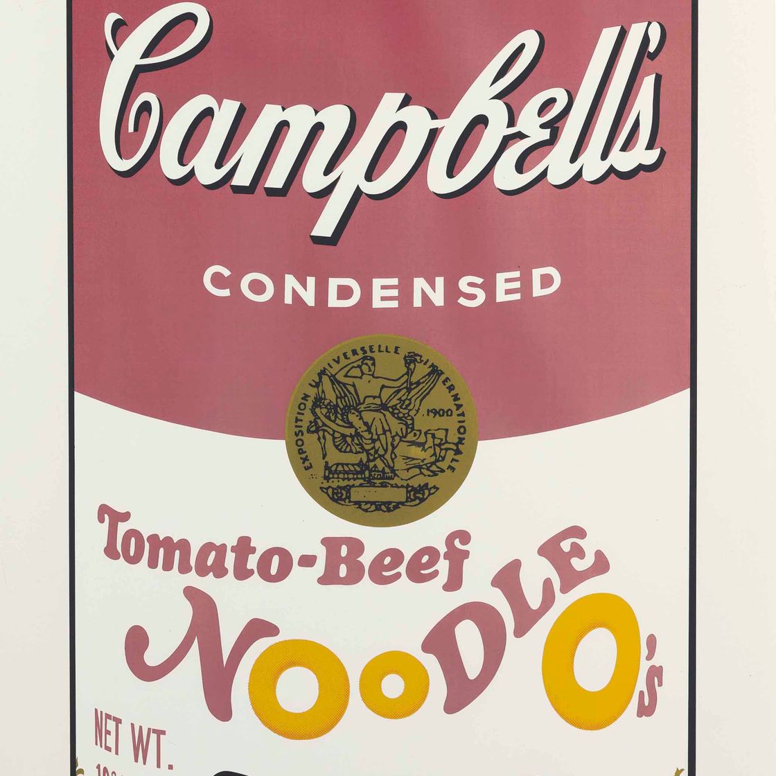 Andy Warhol — Томатно-говяжья лапша O's, от Campbell's Soup II