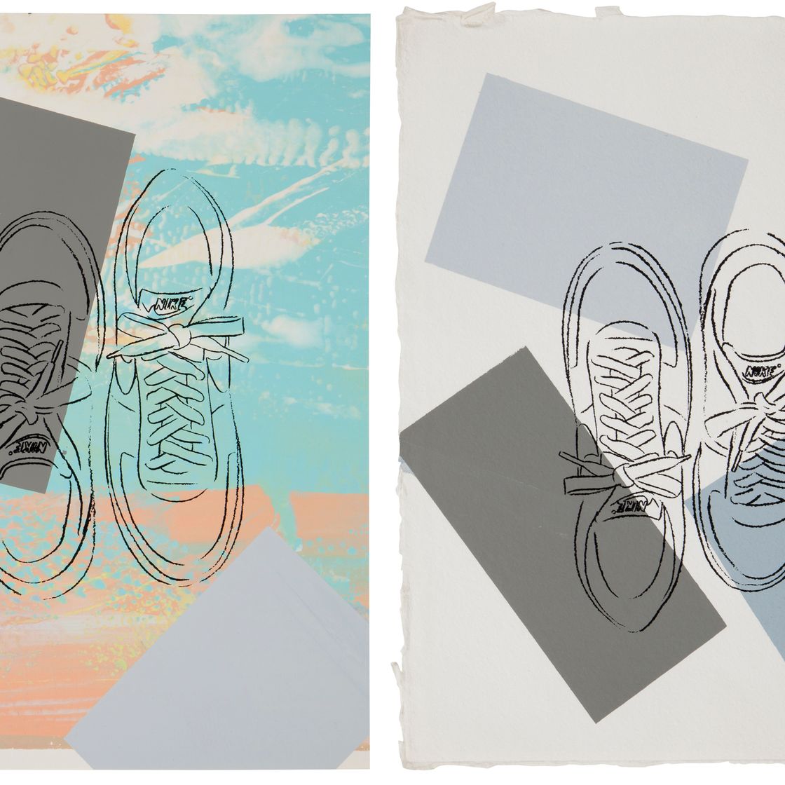 Andy Warhol — Кроссовки Nike, представляющие Питера Мура (F. & S. IIIB.36)