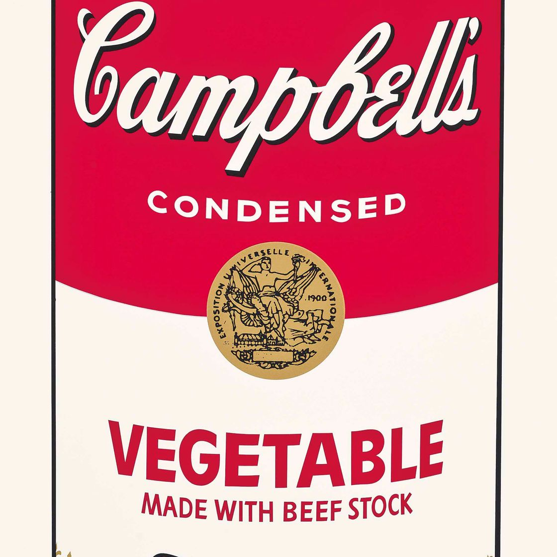 Andy Warhol — Овощ, приготовленный на говяжьем бульоне, из: Campbell's Soup I