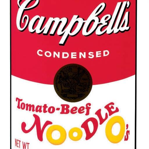 Andy Warhol — Томатно-говяжья лапша O's, от Campbell's Soup II (F. & S. II.61)