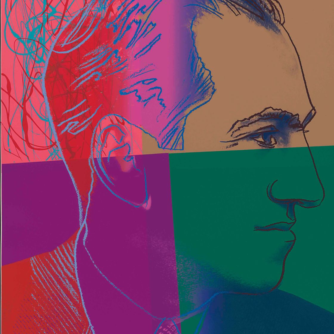 Andy Warhol — Джордж Гершвин из "Десяти портретов евреев двадцатого века"