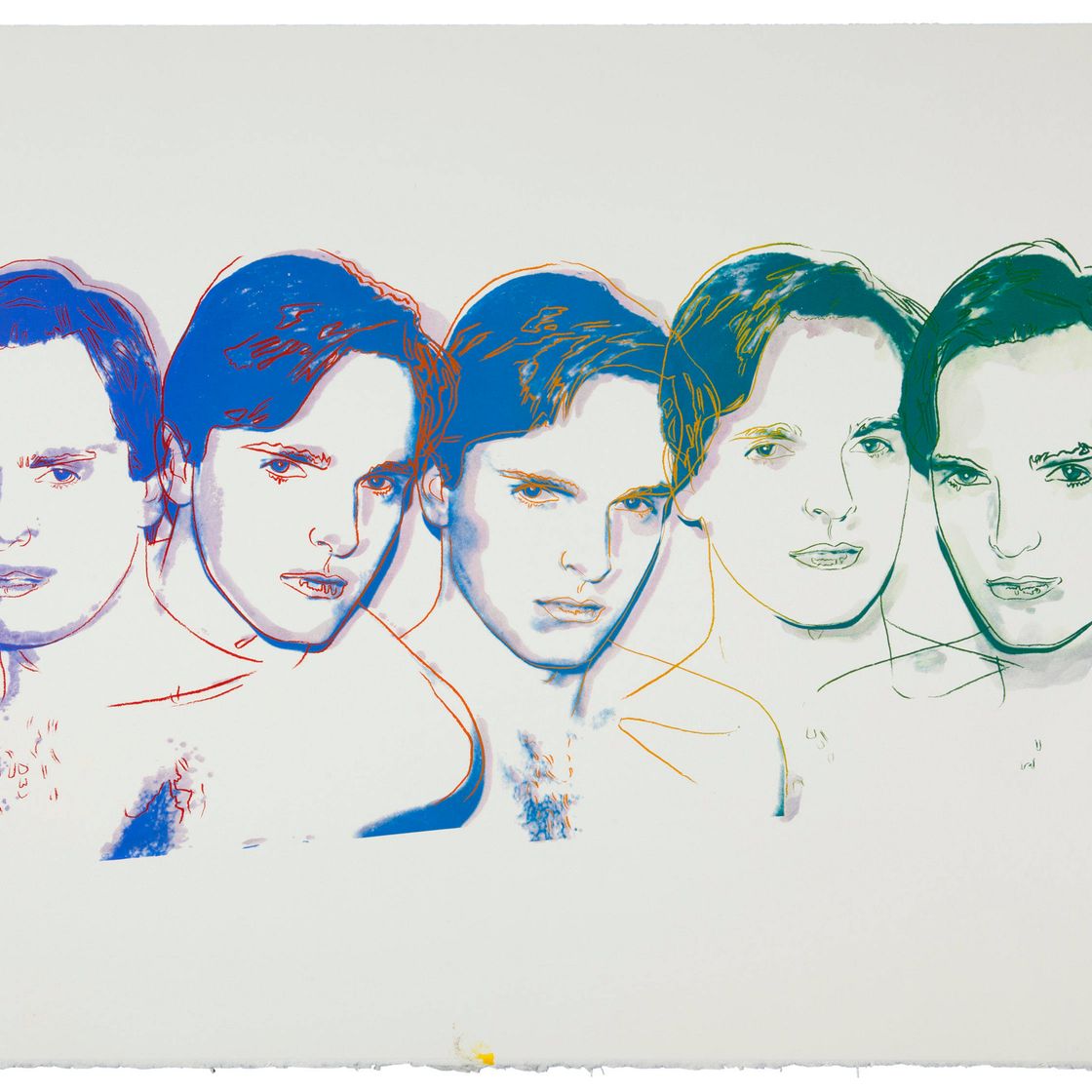 Andy Warhol — Мигель Бозе (Франция и Франция III.19)