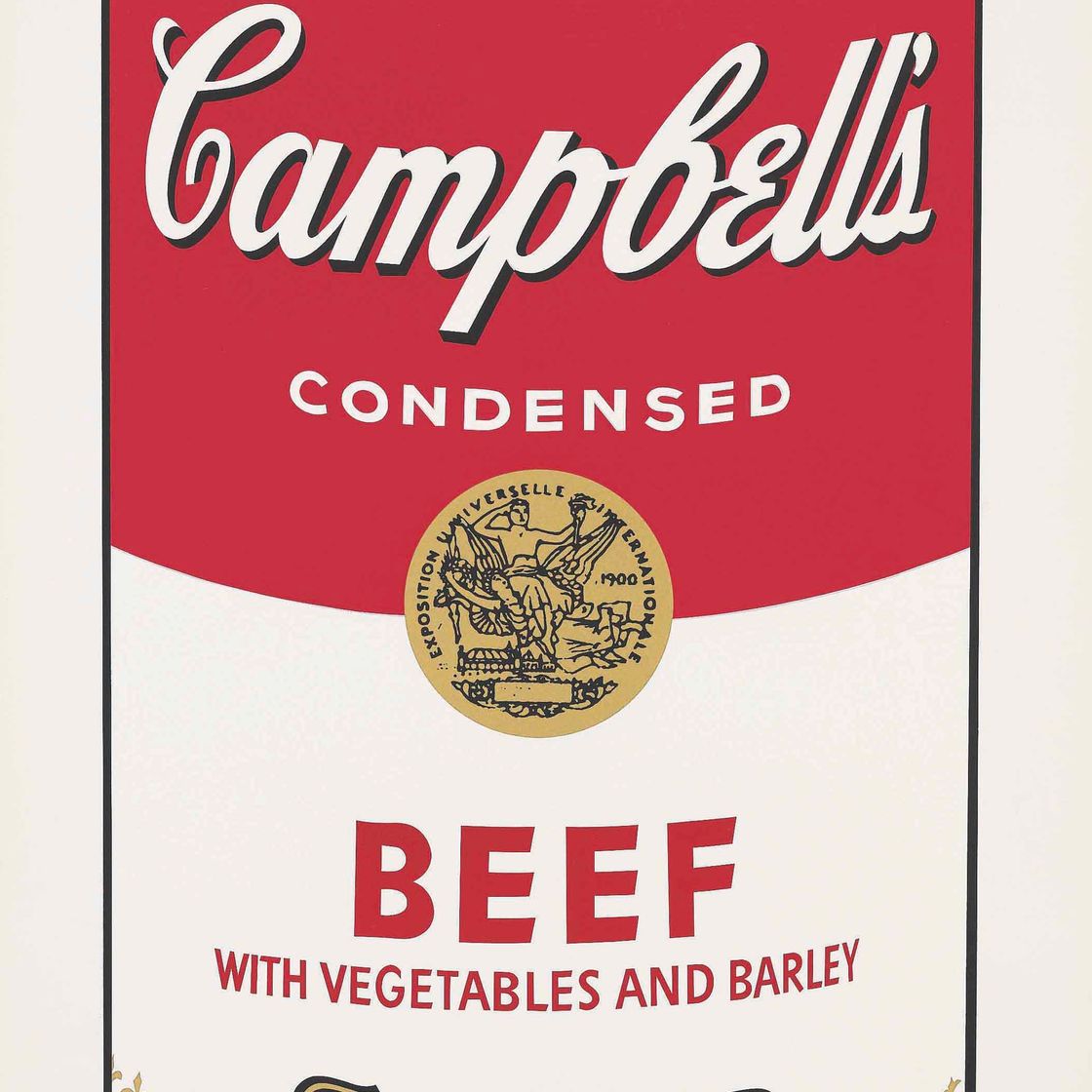 Andy Warhol — Говядина с овощами и перловкой, от: Campbell's Soup I