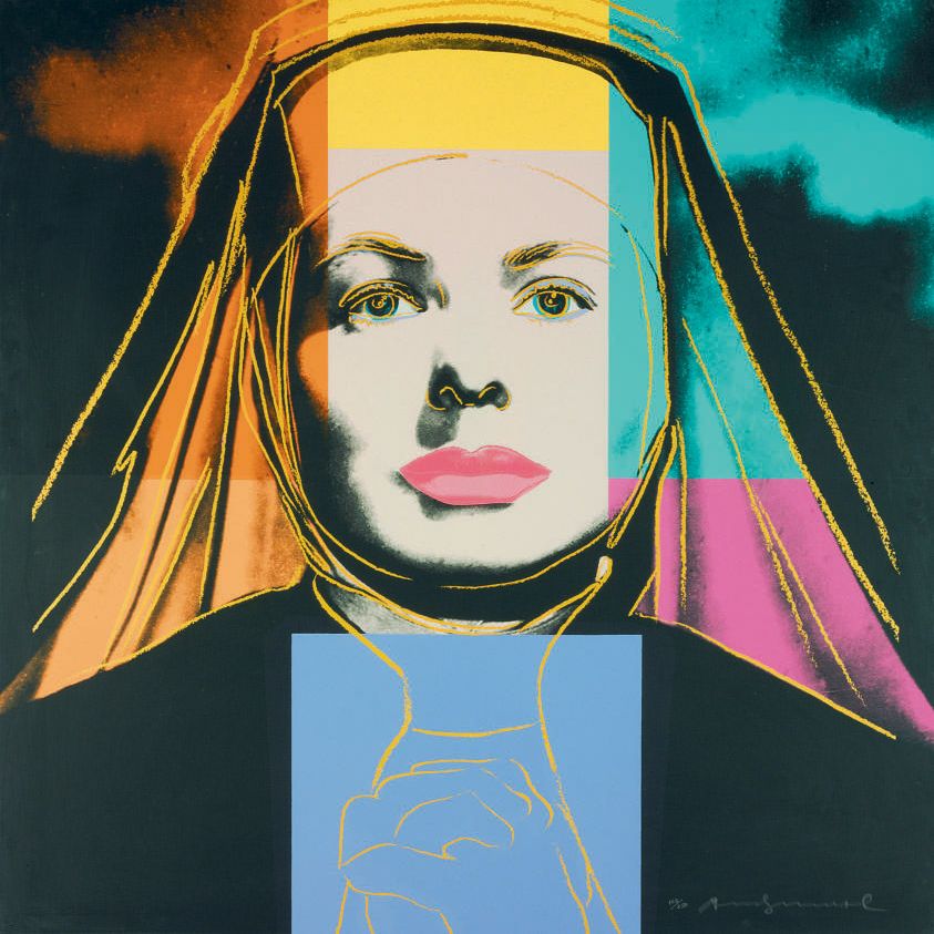 Andy Warhol — Монахиня, от Ингрид Бергман (F. & S. II.314)