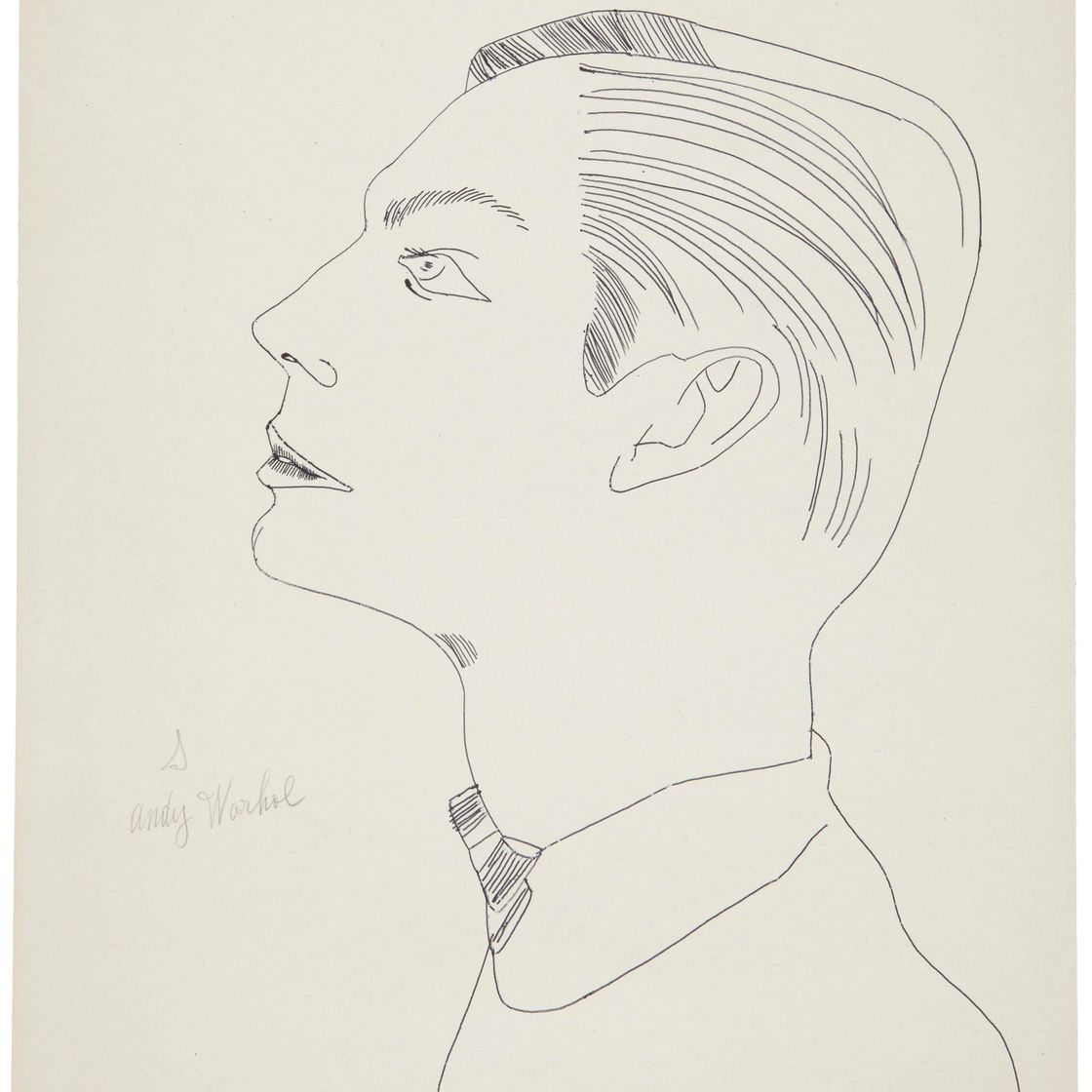 Andy Warhol — Профиль молодого человека