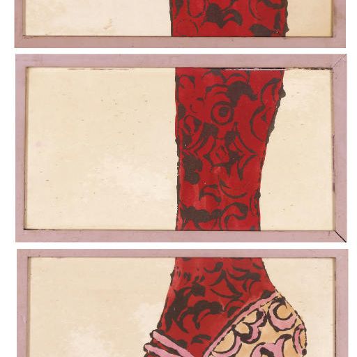 Andy Warhol — Декабрьский башмачок [триптих] (см. F. & S. 69-85)