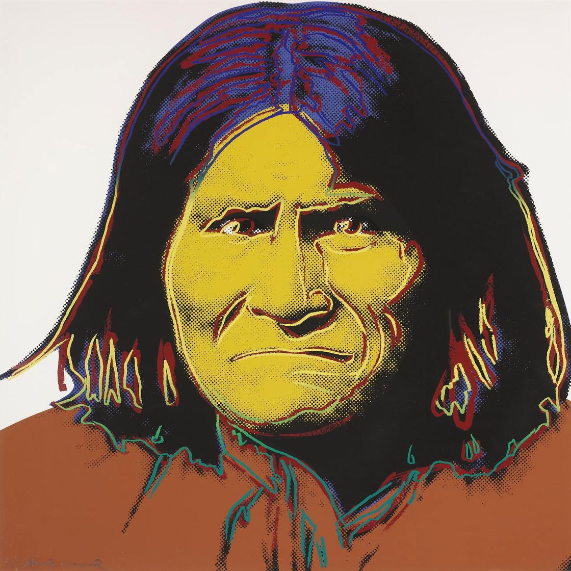 Andy Warhol — Джеронимо, из фильма "Ковбои и индейцы" (F. & S. II.384)