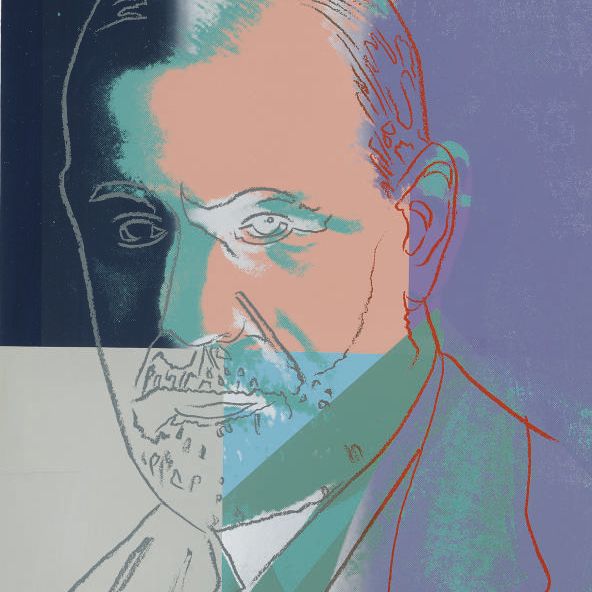 Andy Warhol — Зигмунд Фрейд, из "Десяти портретов евреев двадцатого века" (F. & S. 235)