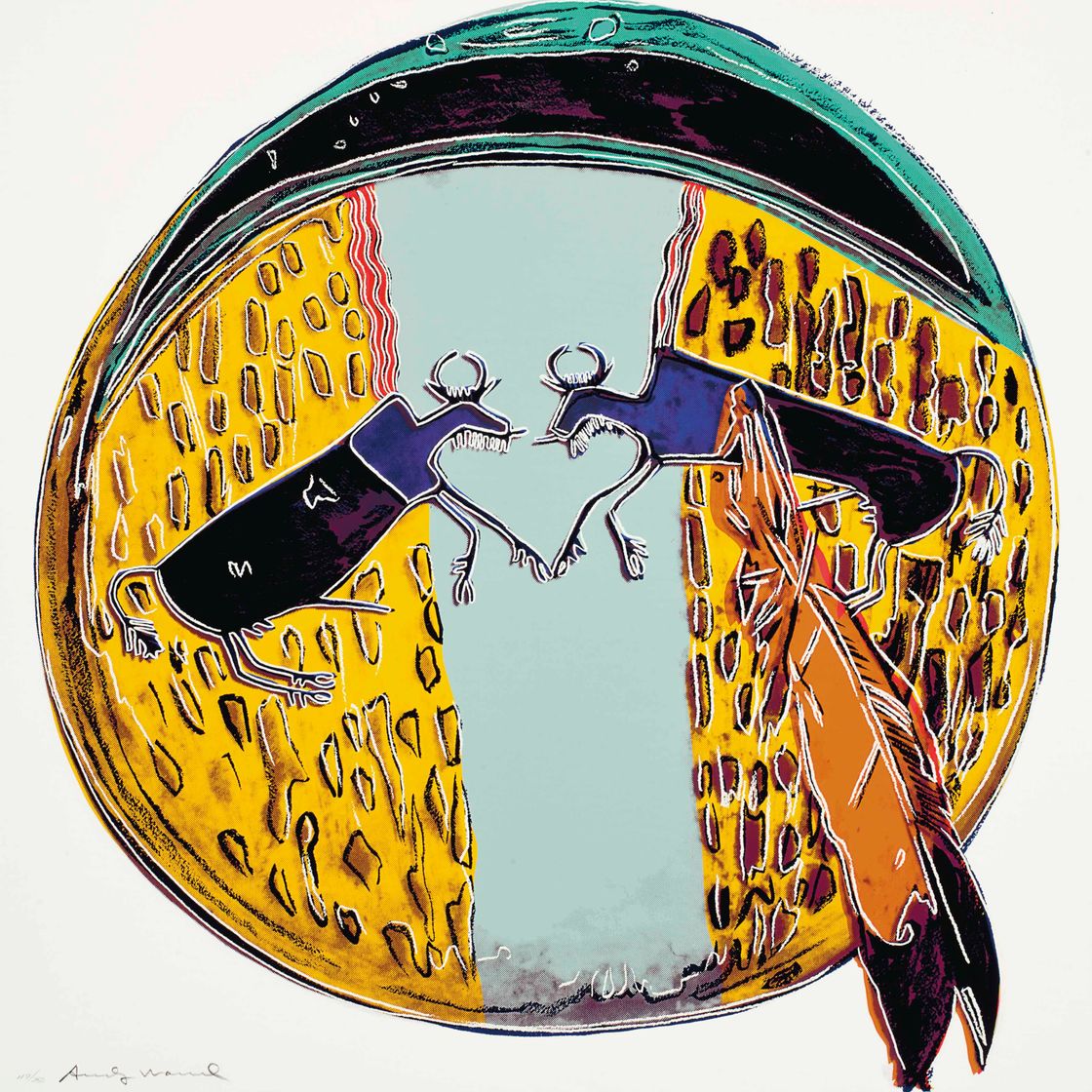 Andy Warhol — Щит индейцев равнин, из фильма "Ковбои и индейцы" (F. & S. II.382)