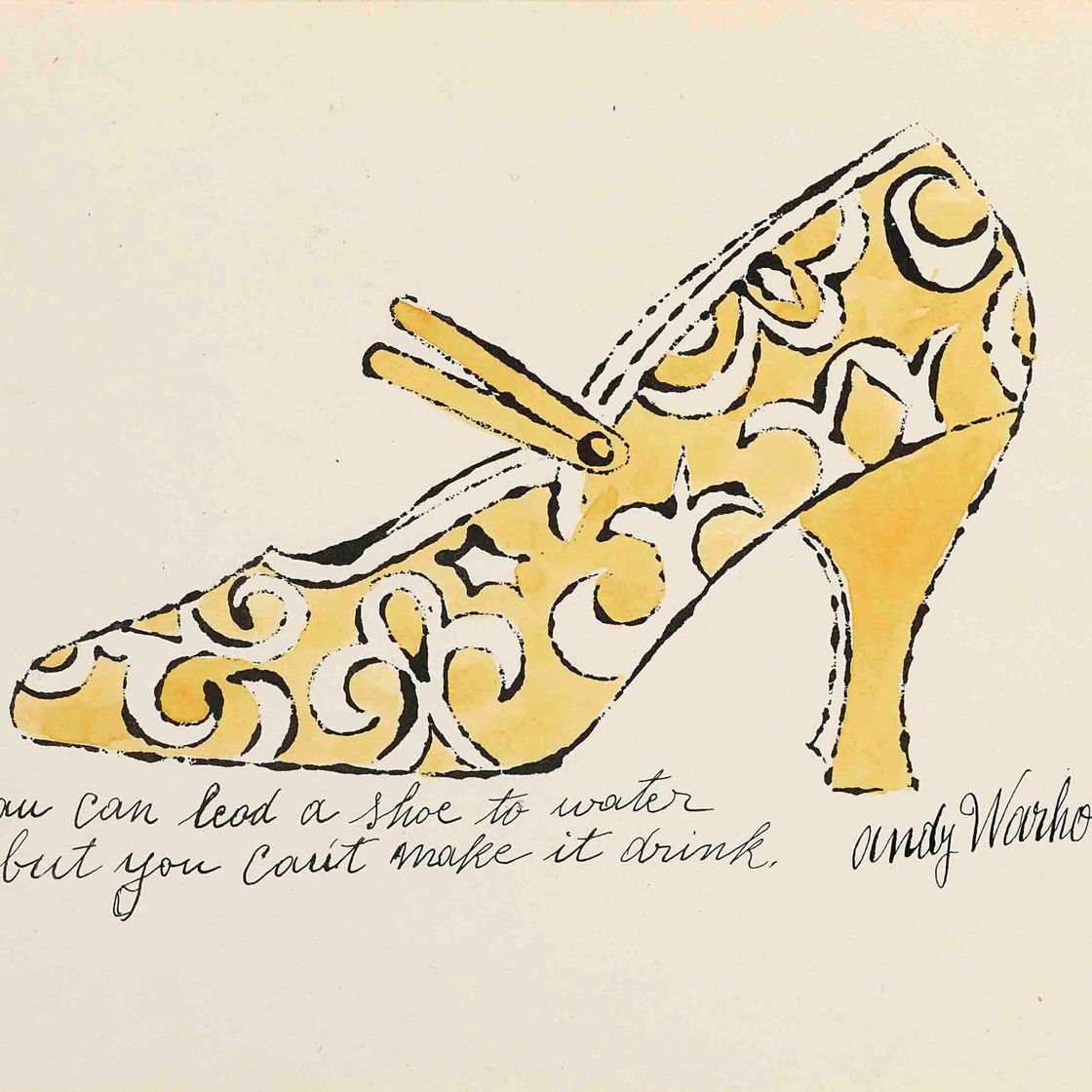 Andy Warhol — Исследование качества обуви: одна пластина (см. Feldman & Schellmann IV.83A-B)