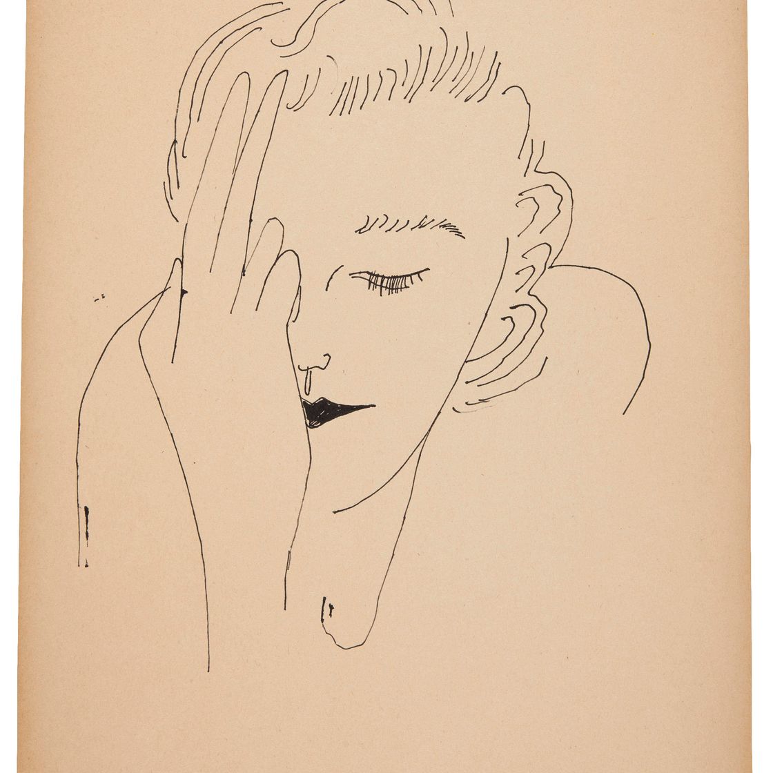 Andy Warhol — Женский портрет