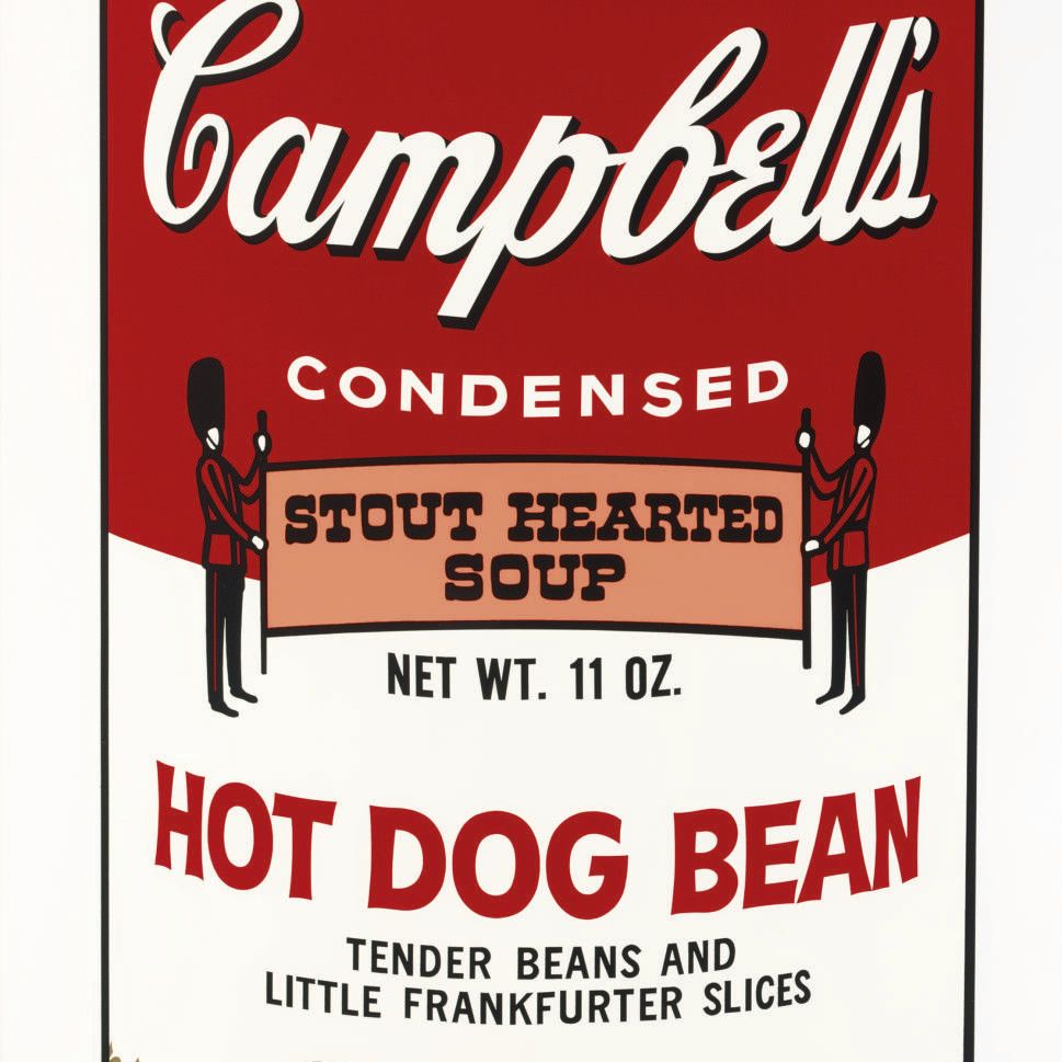 Andy Warhol — Фасолевый хот-дог от Campbell's Soup II (F. & S. II.59)