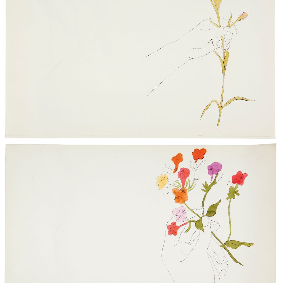 Andy Warhol — Золотая книга : две пластины (см. F. & S. IV.114-15)