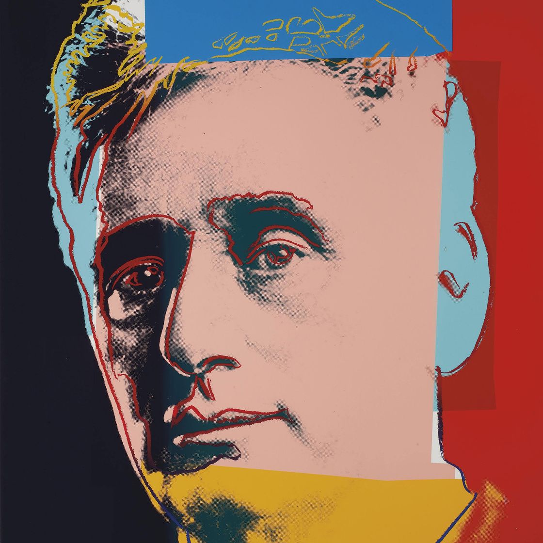 Andy Warhol — Луис Брандейс, из "Десяти портретов евреев двадцатого века" (F. & S. II.230)