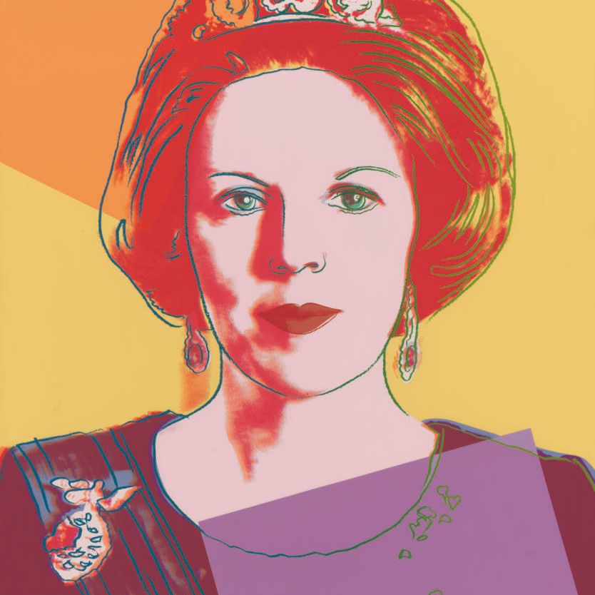 Andy Warhol — Королева Нидерландов Беатрикс, от правящих королев (F. & S. II.341)