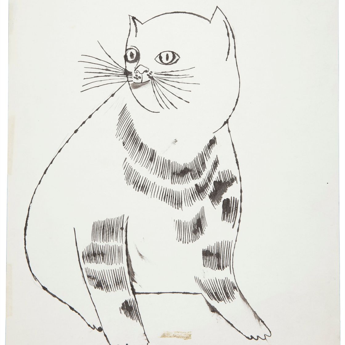 Andy Warhol — Лежащая кошка
