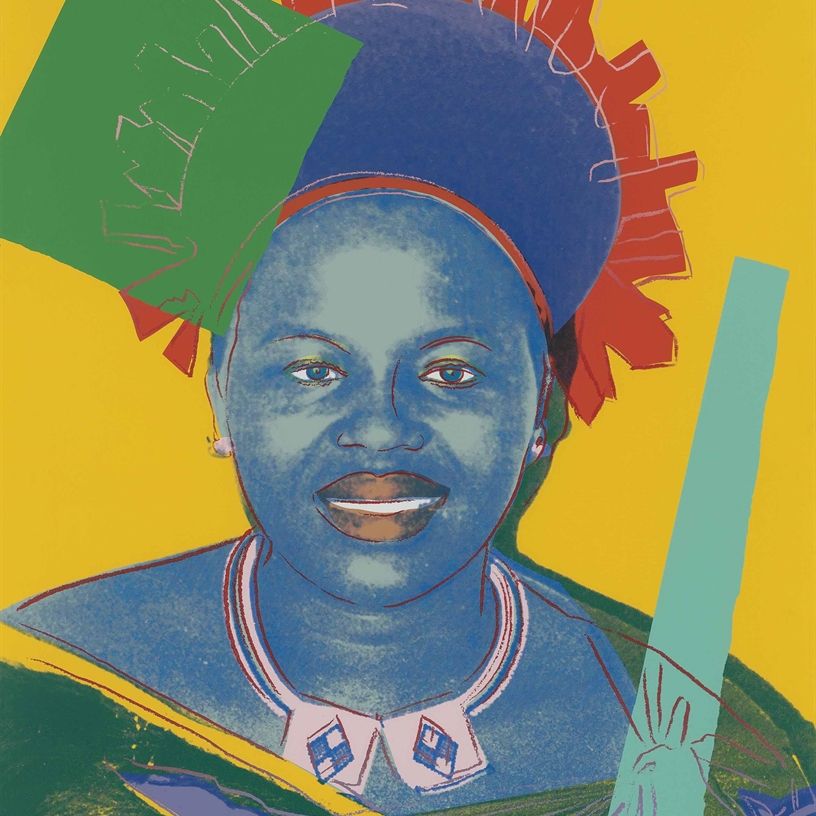 Andy Warhol — Королева Свазиленда Нтомби Твала, от: Reinging Queens (Королевское издание)