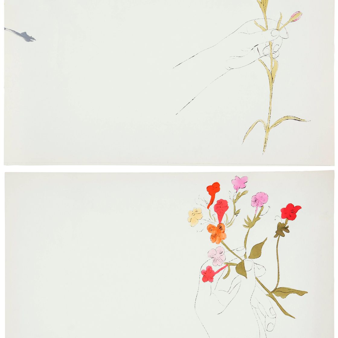 Andy Warhol — Золотая книга: две пластины (см. F. & S. IV.114 и IV.115)