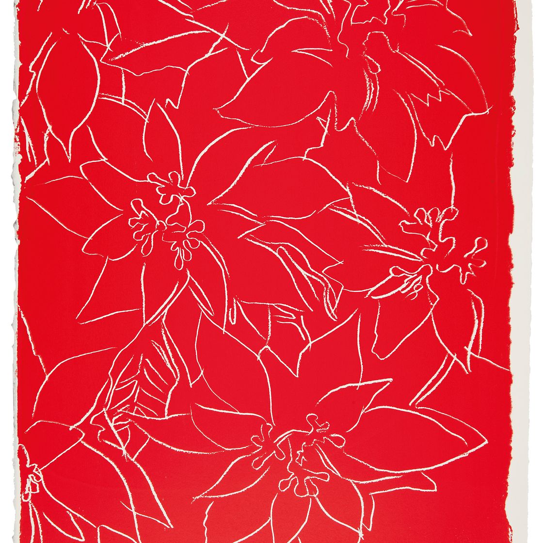 Andy Warhol — Пуансеттии (F. & S. IIIA.50[a])