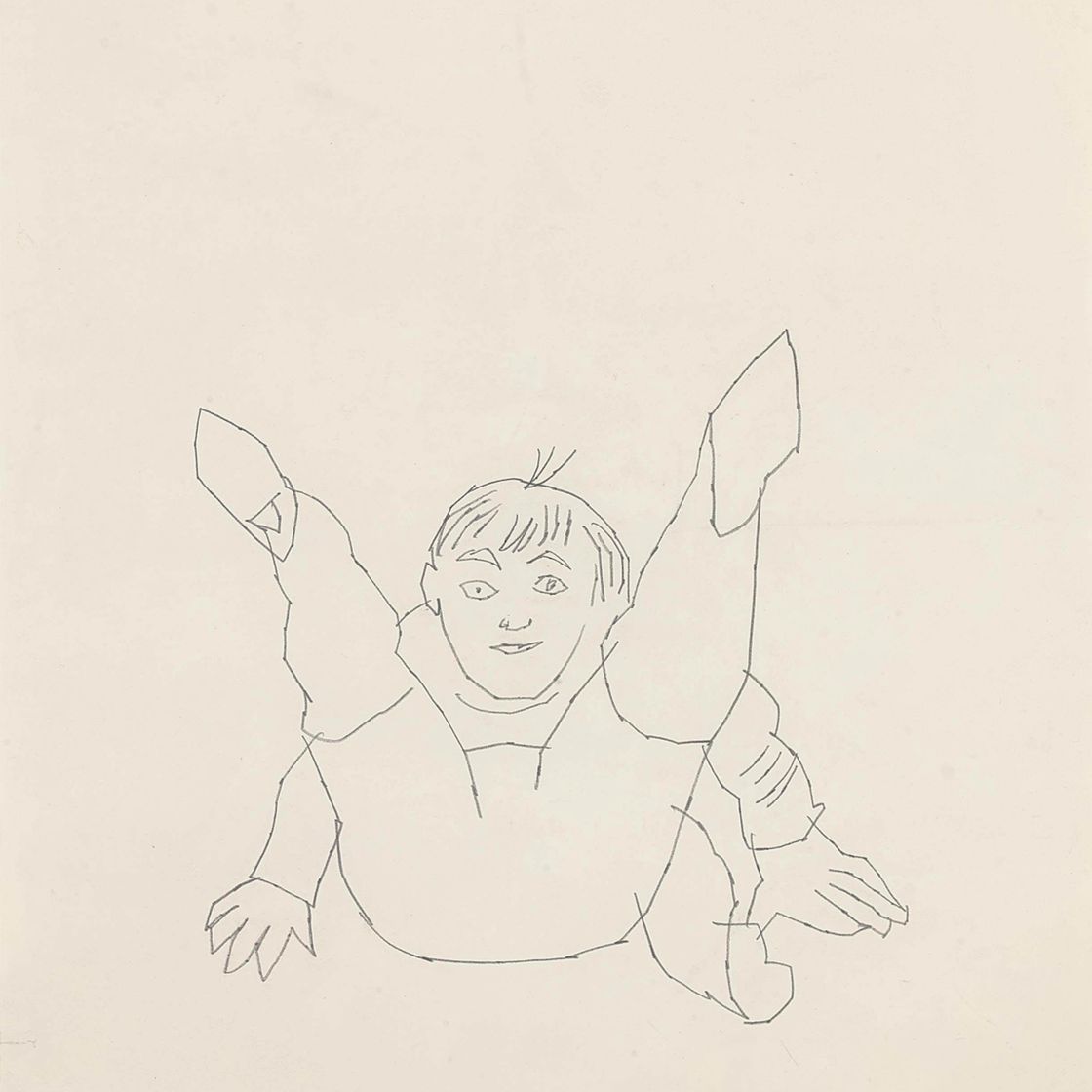 Andy Warhol — Мальчик с полной фигурой