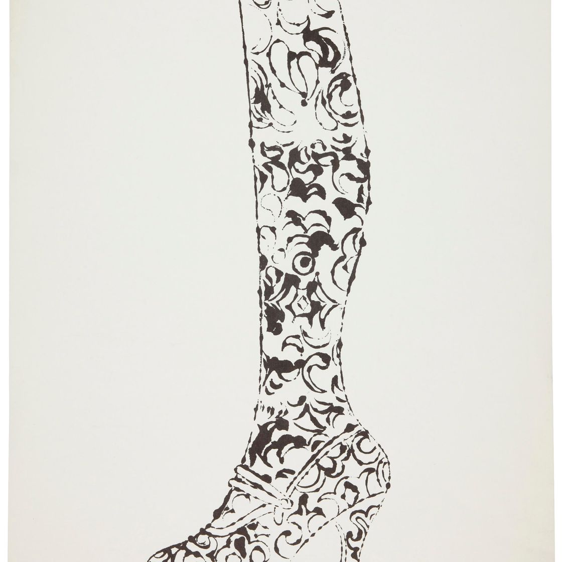 Andy Warhol — Ботинок и нога (см. F. & S. IV.85)