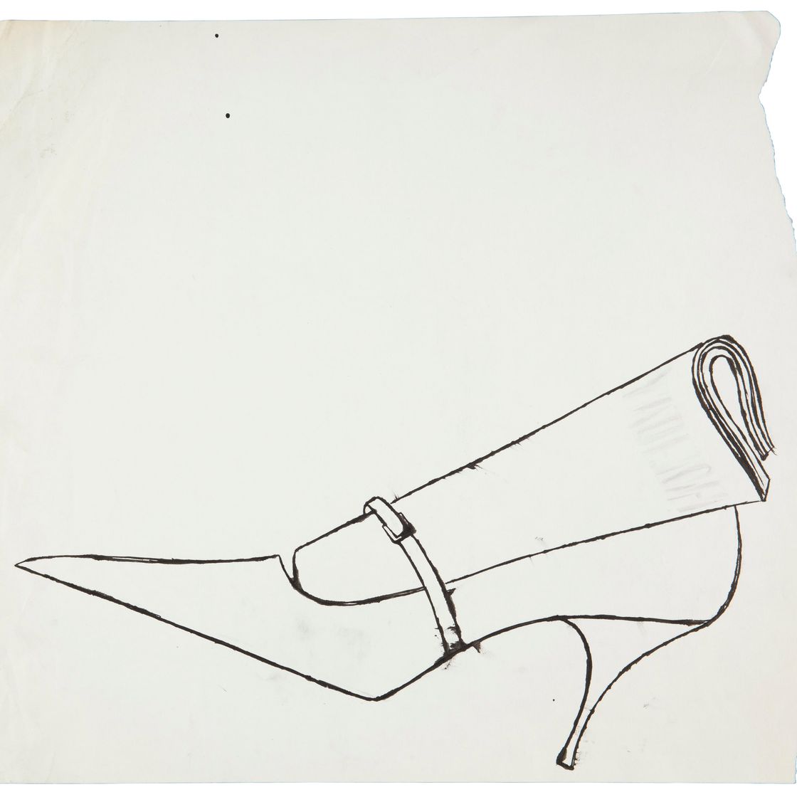 Andy Warhol — Ботинок с журналом