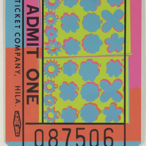 Andy Warhol — Билет в Линкольн-центр (F. & S. 19)