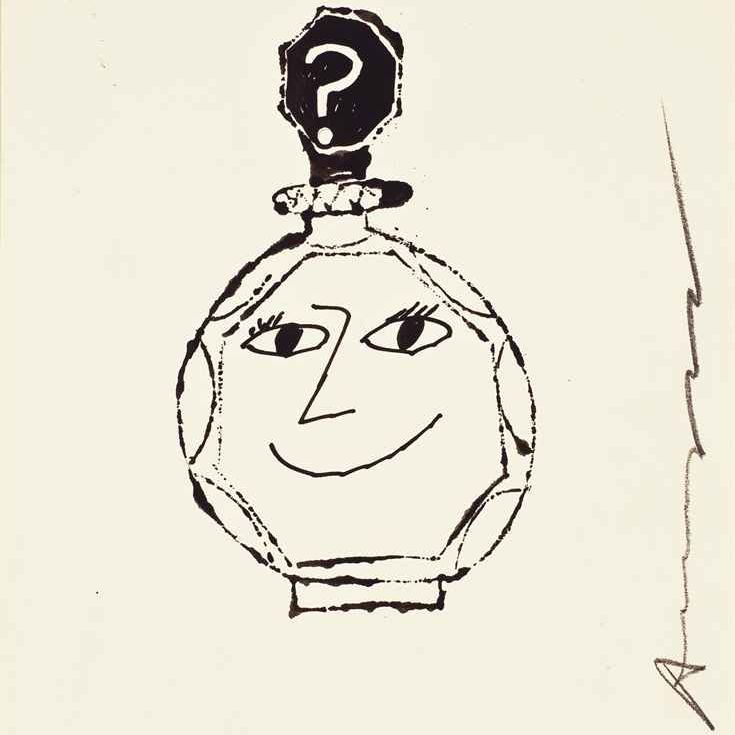 Andy Warhol — Флакон духов с лицевой стороной