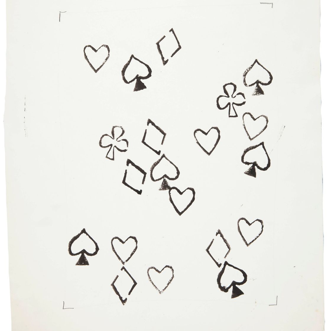 Andy Warhol — Узор карты