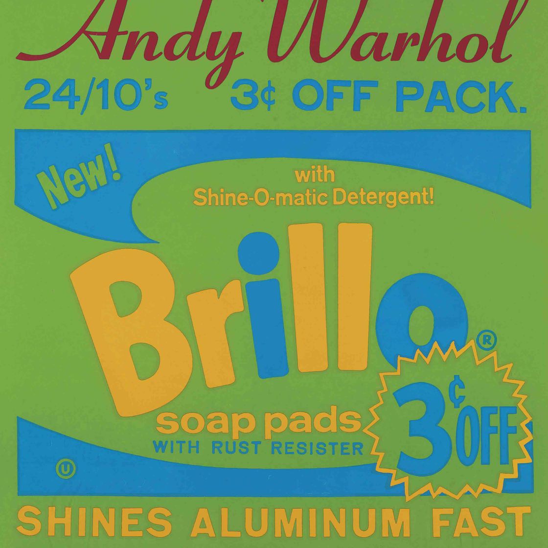 Andy Warhol — Энди Уорхол: плакат художественного музея Пасадены (не в F. & S.)