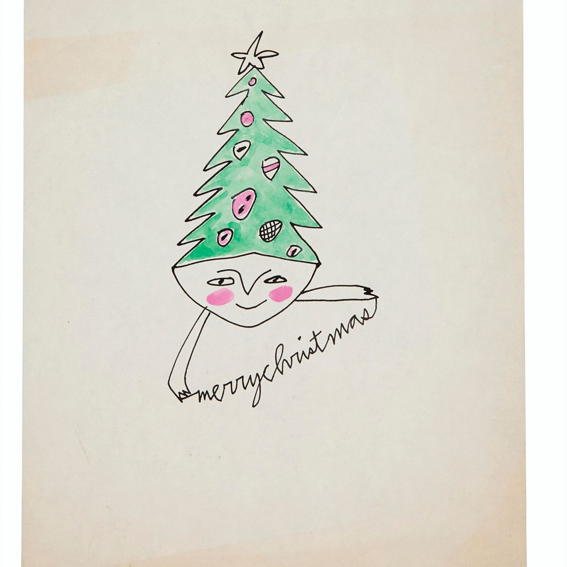 Andy Warhol — Эльф в рождественской шляпе