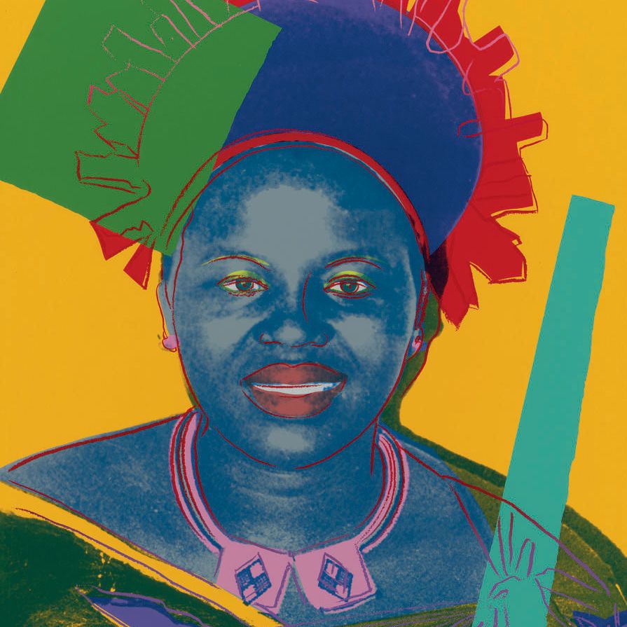 Andy Warhol — Королева Свазиленда Нтомби Твала, от правящих королев (F. & S. II.348)