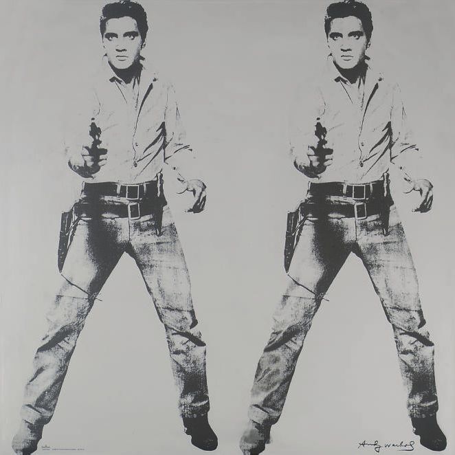 Andy Warhol — Элвис - платиновый