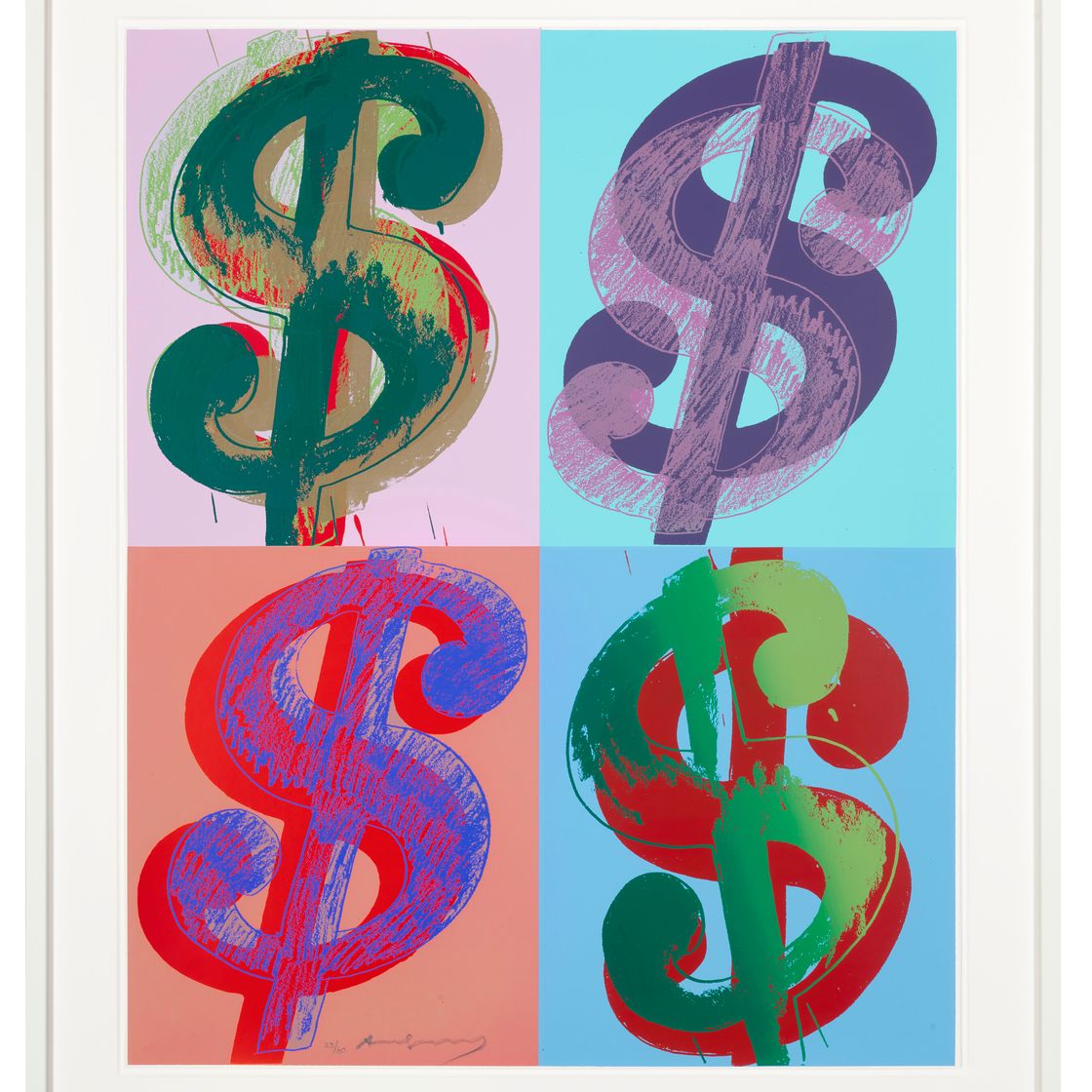 Andy Warhol — $ (Квадрант) : один отпечаток, изображение 2