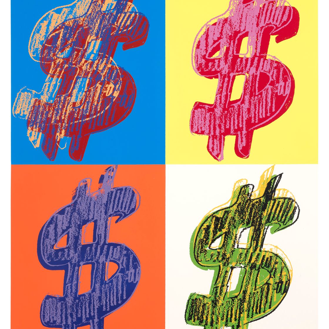 Andy Warhol — $ (Квадрант) : один отпечаток, изображение 1