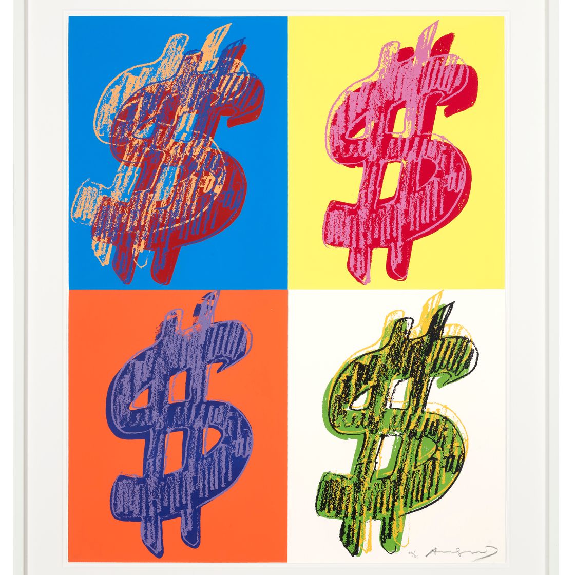 Andy Warhol — $ (Квадрант) : один отпечаток, изображение 2
