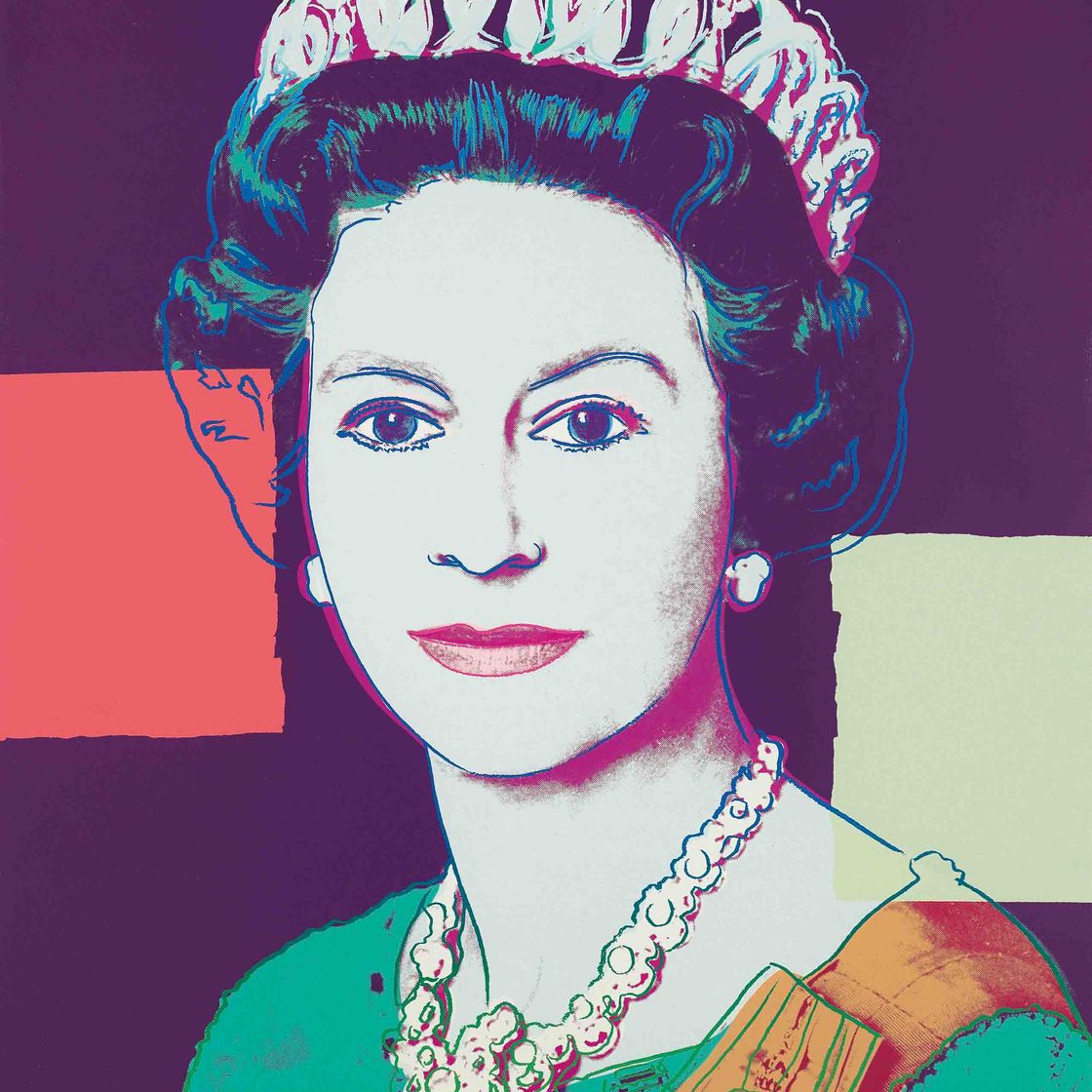 Andy Warhol — Королева Елизавета II, от: Правящие королевы (F. & S. II.335)