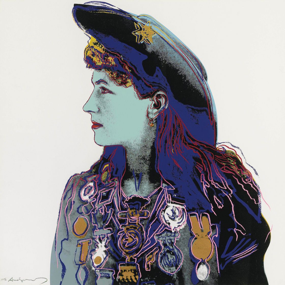 Andy Warhol — Энни Оукли, из фильма "Ковбои и индейцы" (F. & S. IIB.378)