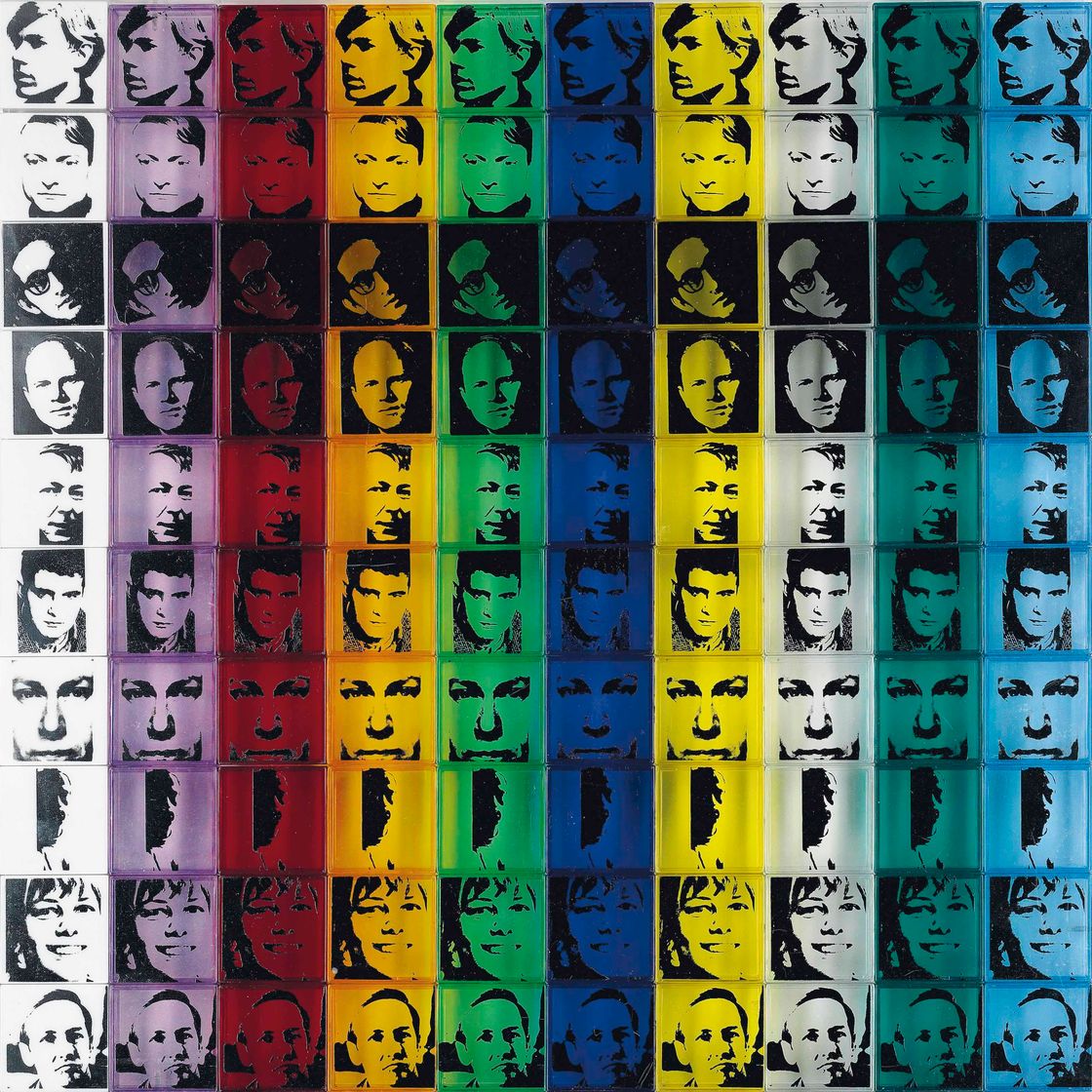 Andy Warhol — Портреты художников, из: Десять от Лео Кастелли (Фельдман и Шельман II.17)