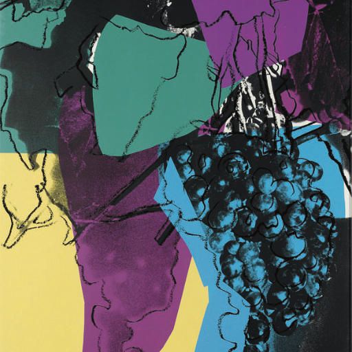 Andy Warhol — Одна тарелка из винограда (F. & S. II.195)