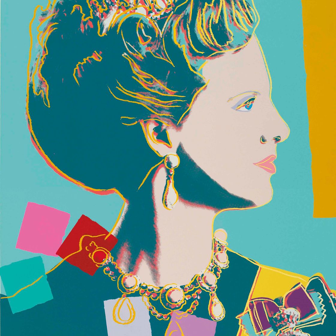 Andy Warhol — Королева Маргрете II (Фельдман и Шеллман II, 345)