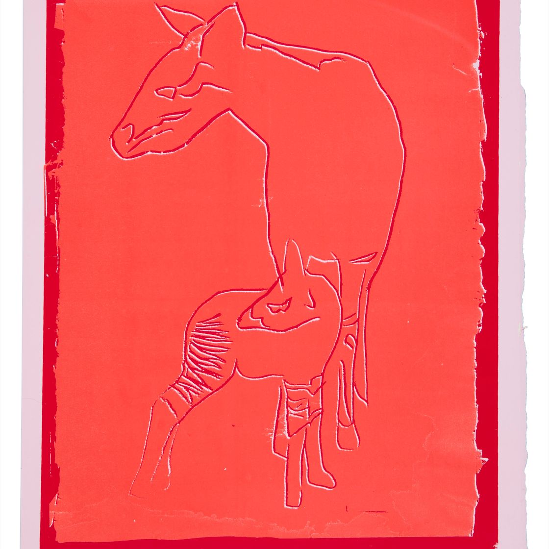 Andy Warhol — Окапи, из "Исчезающих животных" (см. F. & S. III.57)