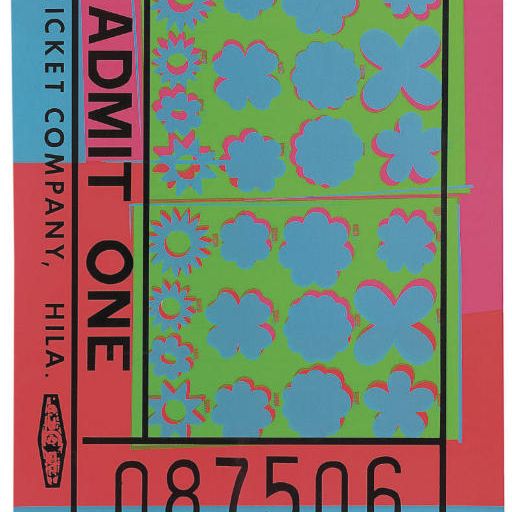 Andy Warhol — Билет в Линкольн-центр (F. & S. II.19)