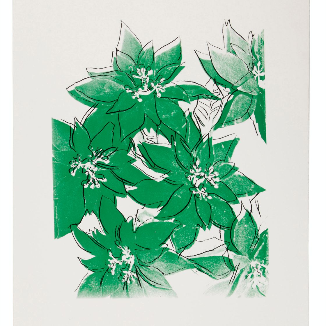 Andy Warhol — Пуансеттии (см. F. & S. IIIA.51)