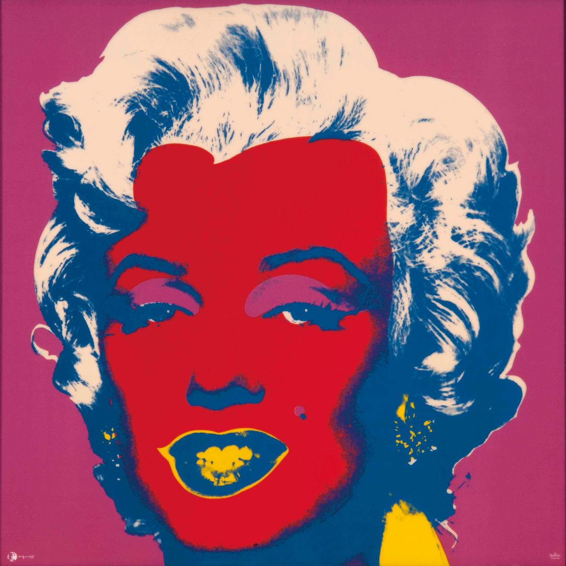 Andy Warhol — Мэрилин: Красно - розовая