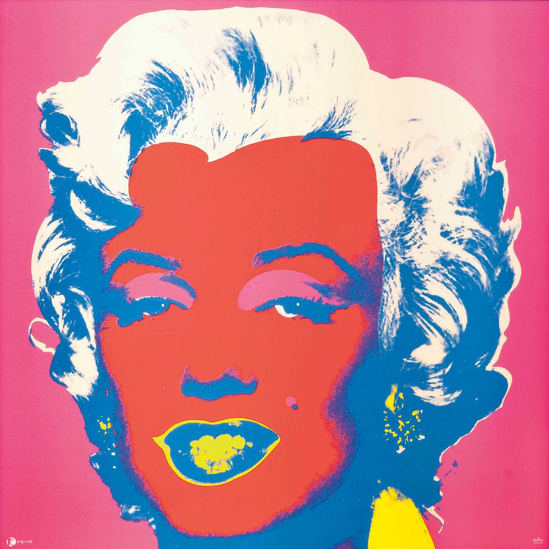 Andy Warhol — Мэрилин в красном и розовом
