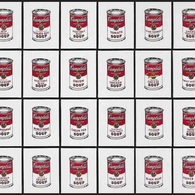 Andy Warhol — Энди Уорхол, "32 банки супа Кэмпбелл", 1962