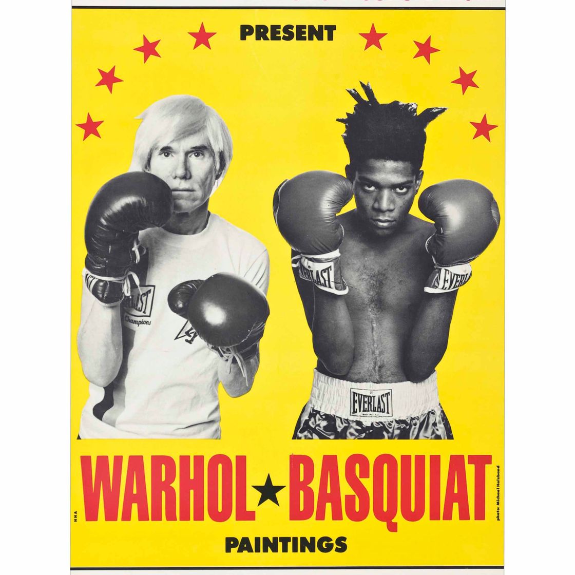 Andy Warhol — Плакат с картинами Уорхола/Баскии